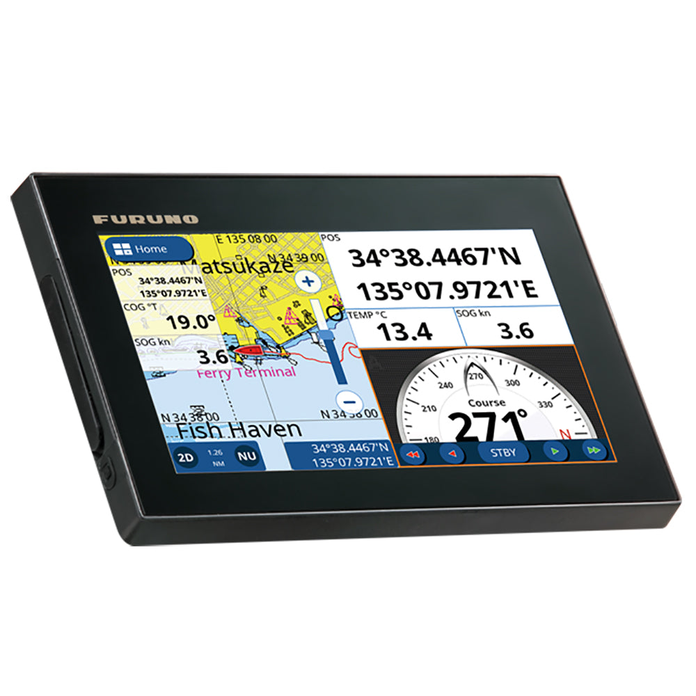 Furuno GP1871F 7" GPS/Chartplotter/Fishfinder 50/200, 600W, 1kW, Single Channel  CHIRP - Deckhand Marine Supply