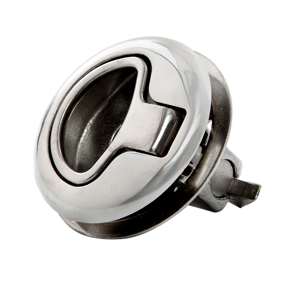 Whitecap Mini Slam Latch Stainless Steel Locking Pull Ring - Deckhand Marine Supply