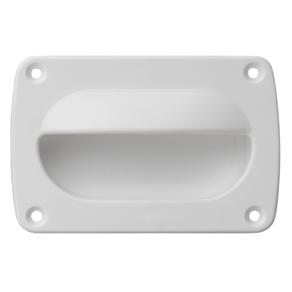 Whitecap Nylon Flush Pull - Large - White - Deckhand Marine Supply