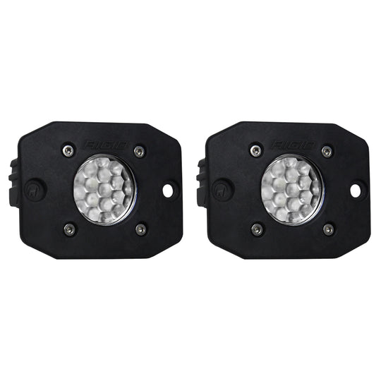 RIGID Industries Ignite Flush Mount Flood - Black - Deckhand Marine Supply