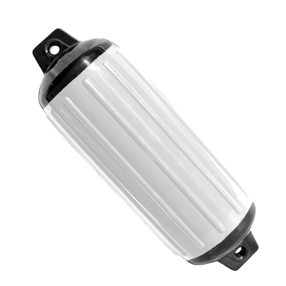 Taylor Made Super Gard 5.5" x 20" Inflatable Vinyl Fender - White - Deckhand Marine Supply