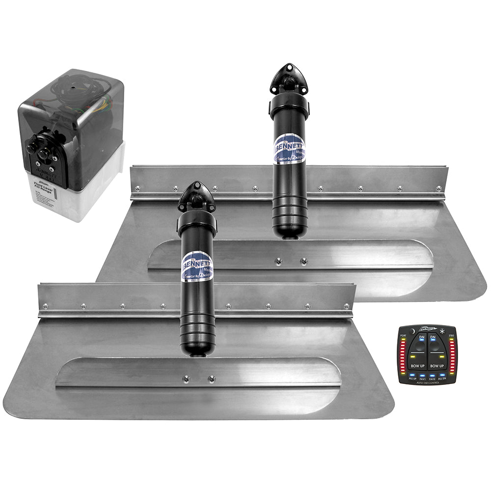 Bennett 2412ATP 24 x 12 Hydraulic Trim Tabs w/ATP - Deckhand Marine Supply