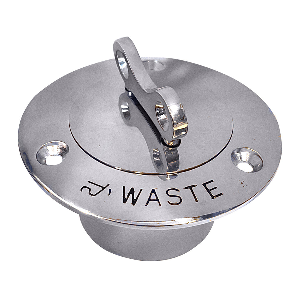 Whitecap Pipe Deck Fill 1-1/2" Waste - Deckhand Marine Supply