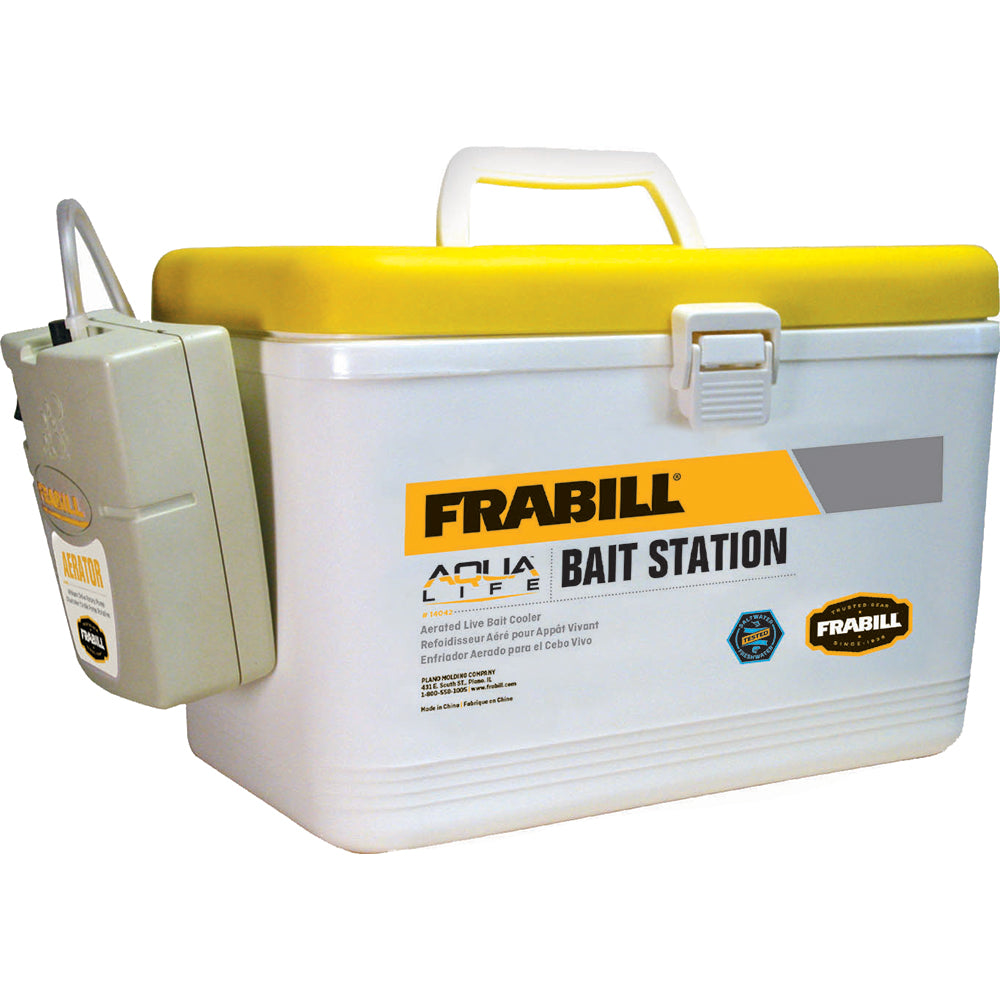 Frabill Bait Box w/Aerator - 8 Quart - Deckhand Marine Supply