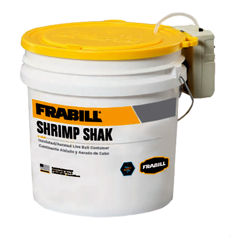 Frabill Shrimp Shak Bait Holder - 4.25 Gallons w/Aerator - Deckhand Marine Supply
