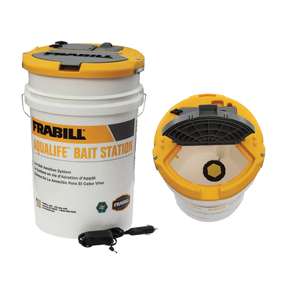 Frabill Aqua-Life Bait Station - 6 Gallon Bucket - Deckhand Marine Supply