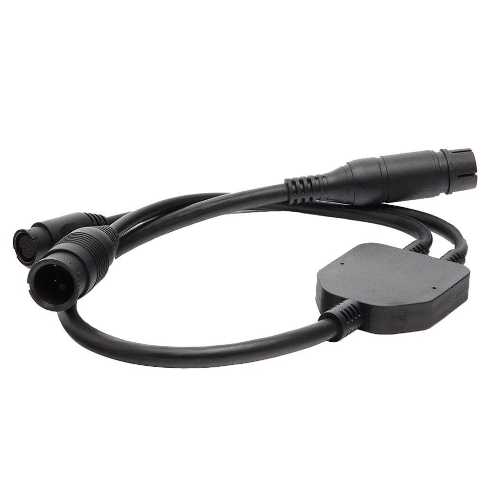 Raymarine Adapter Cable - 25-Pin to 9-Pin  8-Pin - Y-Cable to DownVision  CP370 Transducer to Axiom RV - Deckhand Marine Supply