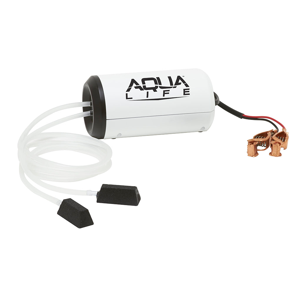Frabill Aqua-Life Aerator Dual Output 12V DC Greater Than 25 Gallons - Deckhand Marine Supply