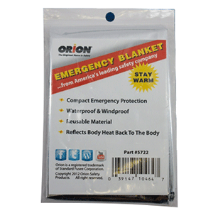 Orion Emergency Blanket - Deckhand Marine Supply
