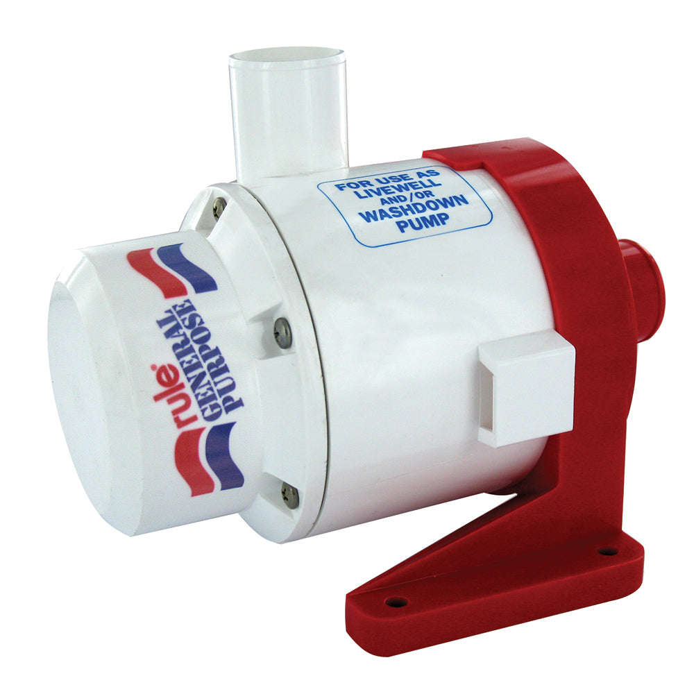 Rule 3700 GPH General Purpose End Suction Centrifugal Pump - 24V - Deckhand Marine Supply