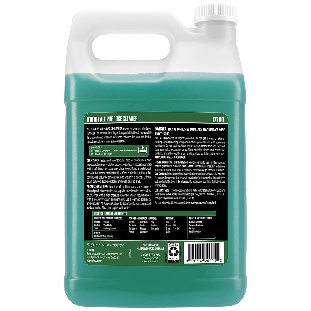 Meguiars Detailer All Purpose Cleaner - 1-Gallon *Case of 4* - Deckhand Marine Supply