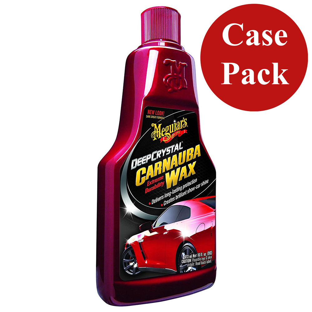 Meguiars Deep Crystal Carnauba Wax - 16oz *Case of 6* - Deckhand Marine Supply