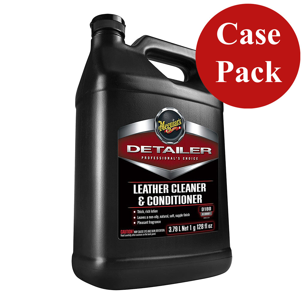 Meguiars Detailer Leather Cleaner  Conditioner - 1-Gallon *Case of 4* - Deckhand Marine Supply