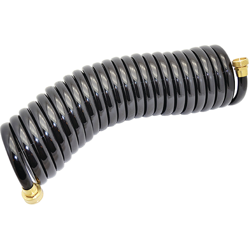 Johnson Pump Coiled Wash Down Hose - 25 - 1/2" Diameter - Deckhand Marine Supply