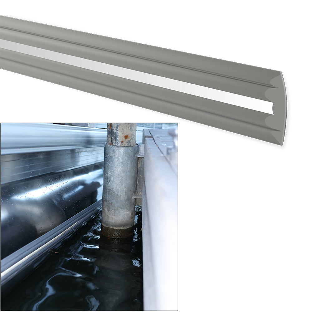 Megaware PontoonGuard - 32 Kit - (2) 16 Guards f/Pontoon Up To 21 - Gray - Deckhand Marine Supply