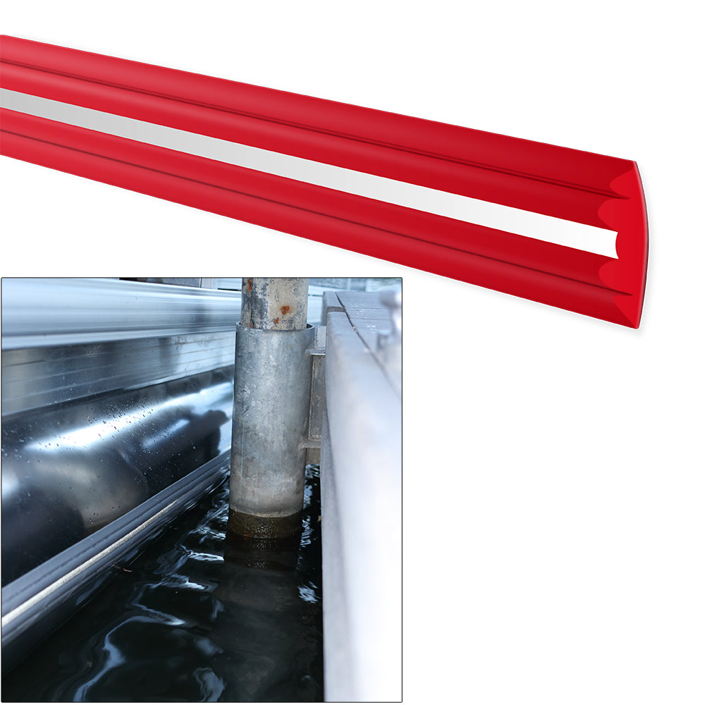 Megaware PontoonGuard - 40 Kit - (2) 20 Guards f/Pontoon Up To 25 - Red - Deckhand Marine Supply