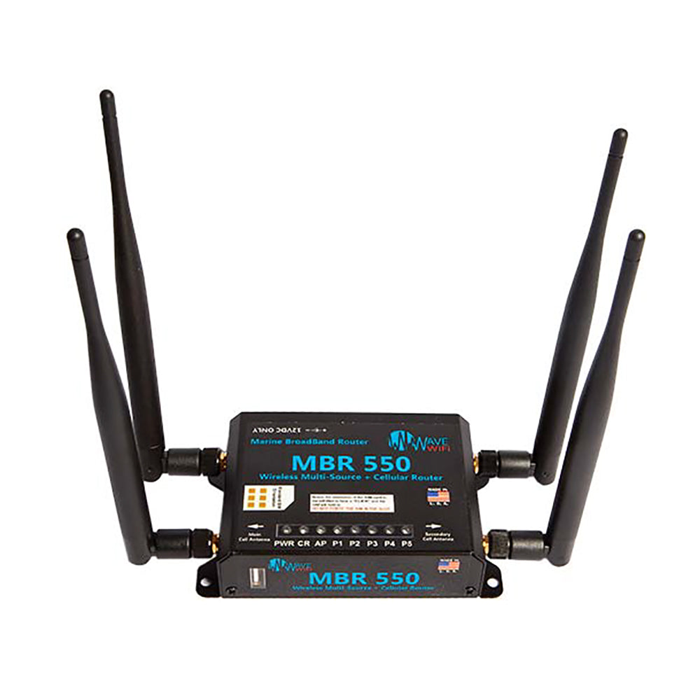 Wave WiFi MBR 550 Network Router w/Cellular - Deckhand Marine Supply
