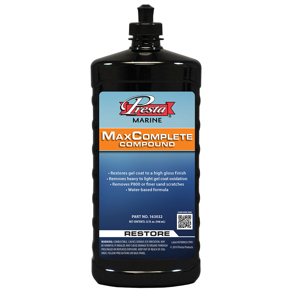 Presta MaxComplete Compound - 32oz - Deckhand Marine Supply