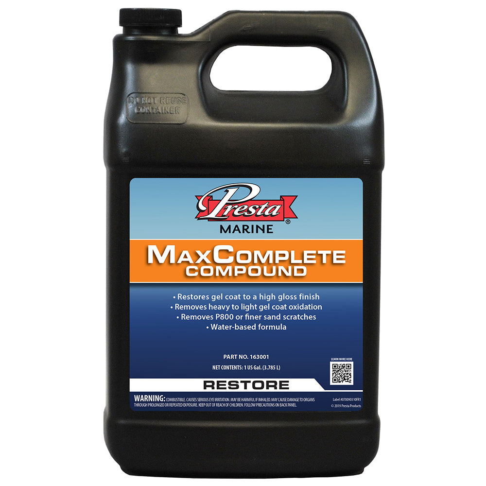 Presta MaxComplete Compound - 1-Gallon - Deckhand Marine Supply
