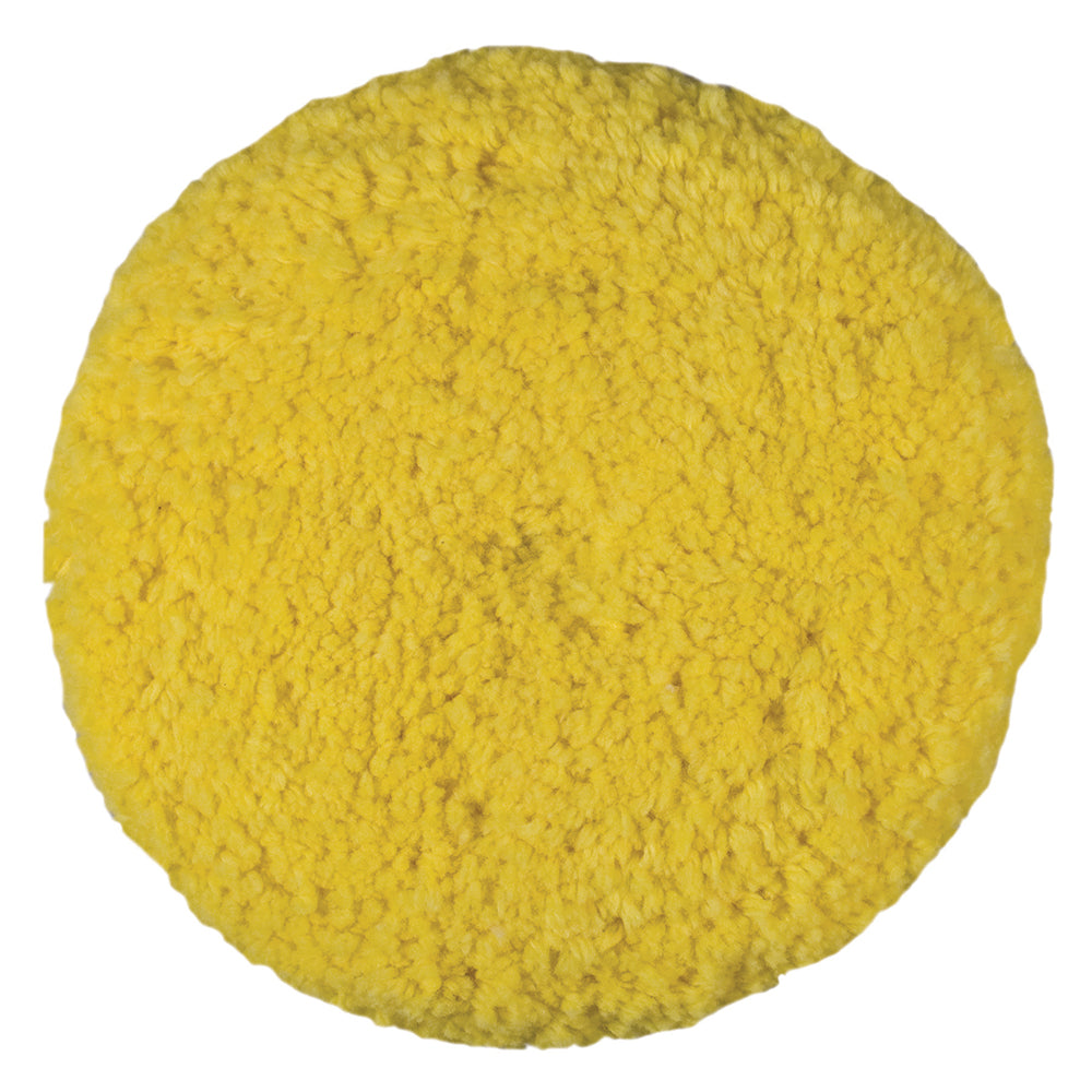 Presta Rotary Blended Wool Buffing Pad - Yellow Medium Cut - Deckhand Marine Supply