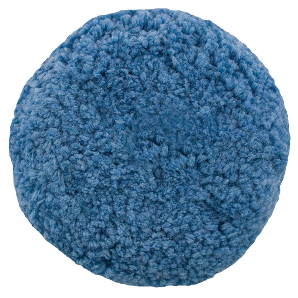 Presta Rotary Blended Wool Buffing Pad - Blue Soft Polish - Deckhand Marine Supply