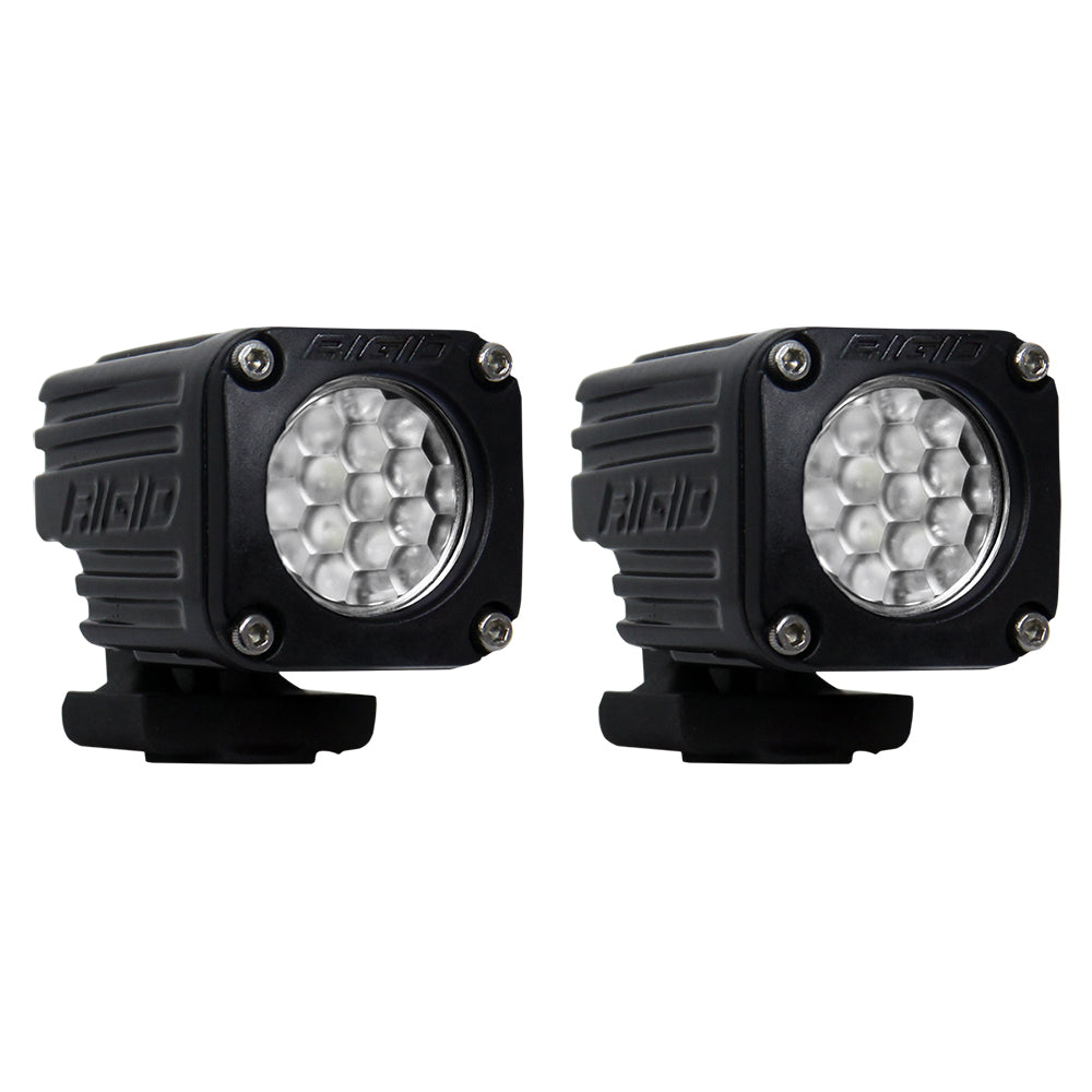 RIGID Industries Ignite Surface Mount Diffused - Pair - Black - Deckhand Marine Supply