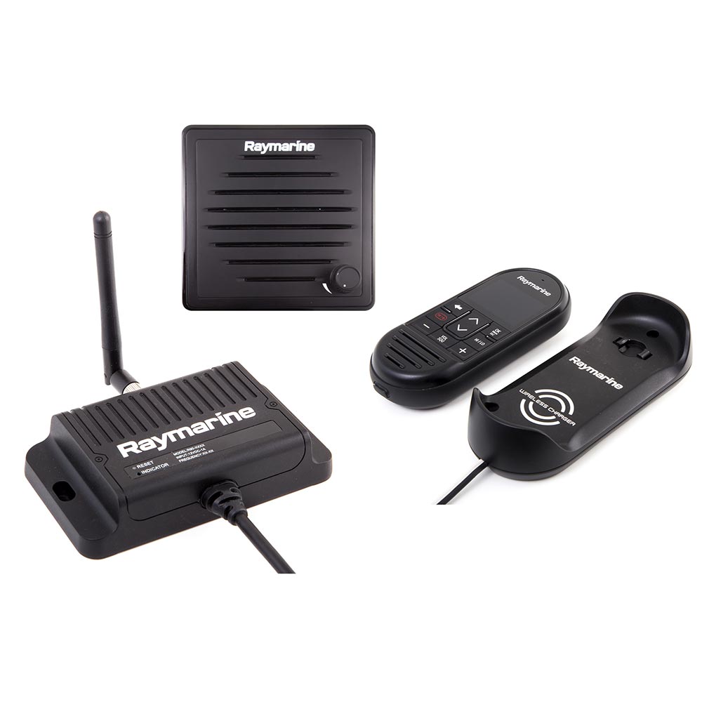 Raymarine Ray90 Wireless First Station Kit with Passive Speaker, Wireless Handset  Wireless Hub - Deckhand Marine Supply