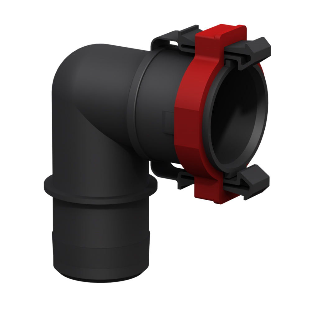 FATSAC Flow-Rite 1-1/8" Elbow Quick Connect Socket f/Auto Ballast System - Deckhand Marine Supply