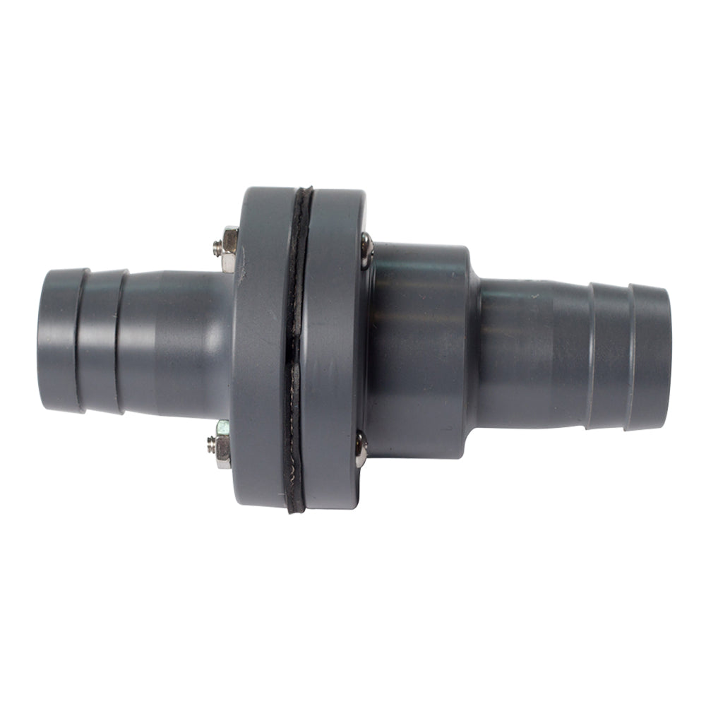 FATSAC 1-1/8" Barbed In-Line Check Valve w/O-Rings f/Auto Ballast System - Deckhand Marine Supply