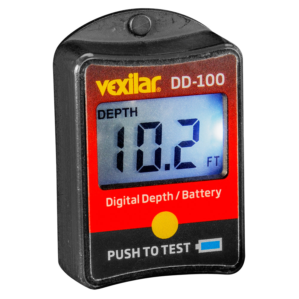 Vexilar Digital Depth  Battery Gauge - Deckhand Marine Supply