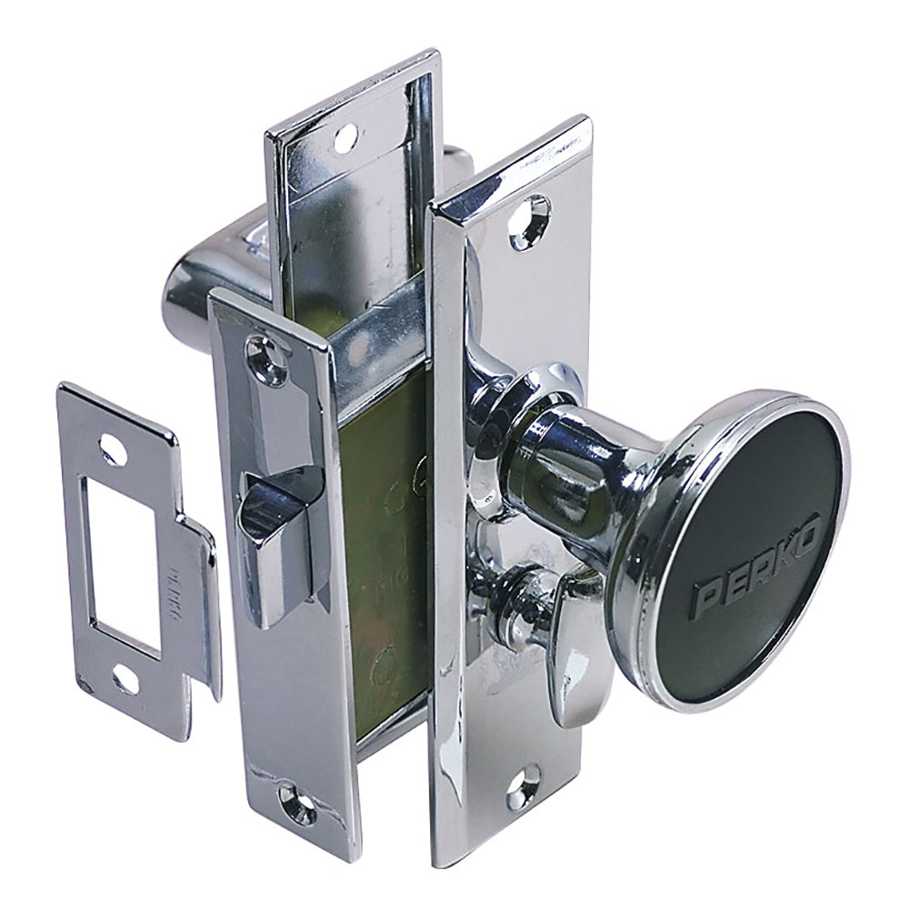 Perko Mortise Latch Set w/Turn Button - Deckhand Marine Supply