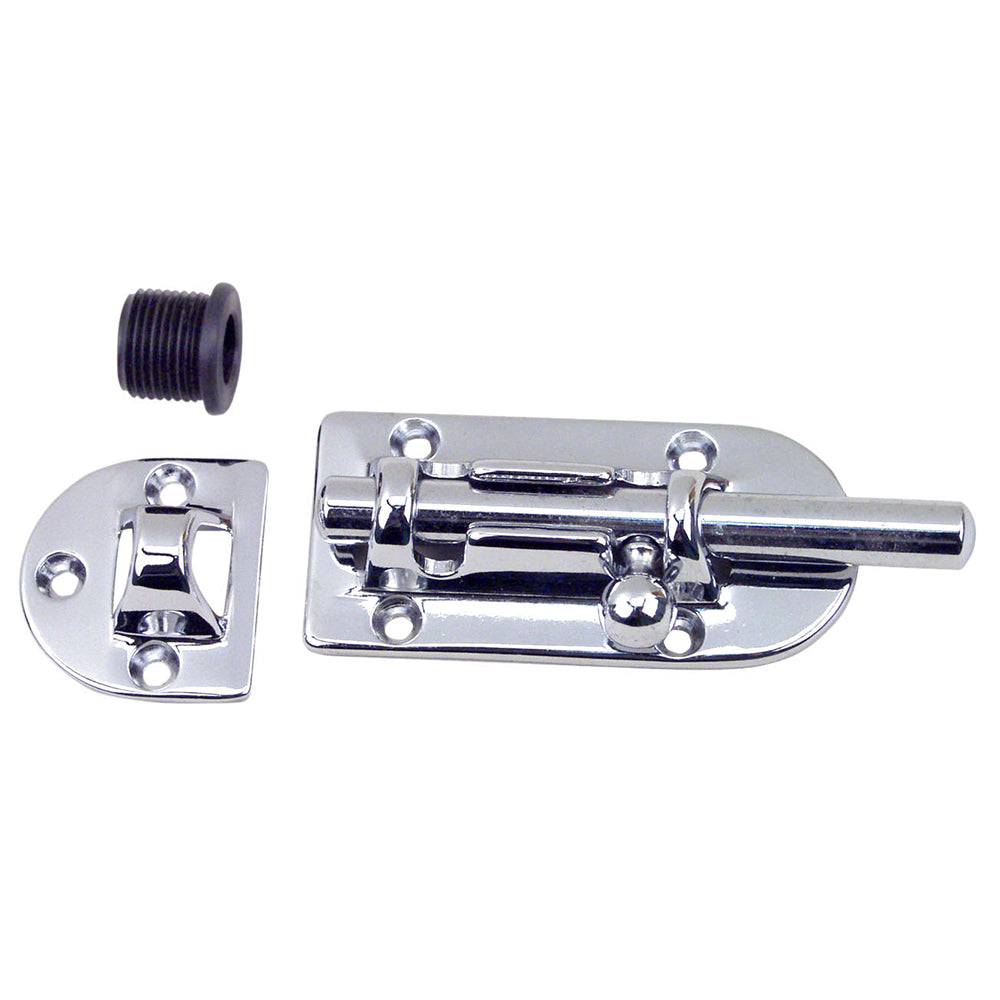 Perko Chrome Barrel Bolt - 5" - Deckhand Marine Supply