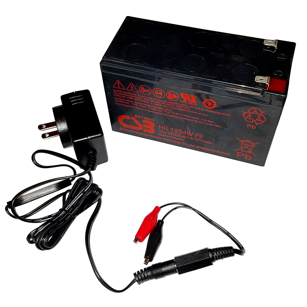 Humminbird 9Ah 12V AGM Battery Kit - Deckhand Marine Supply