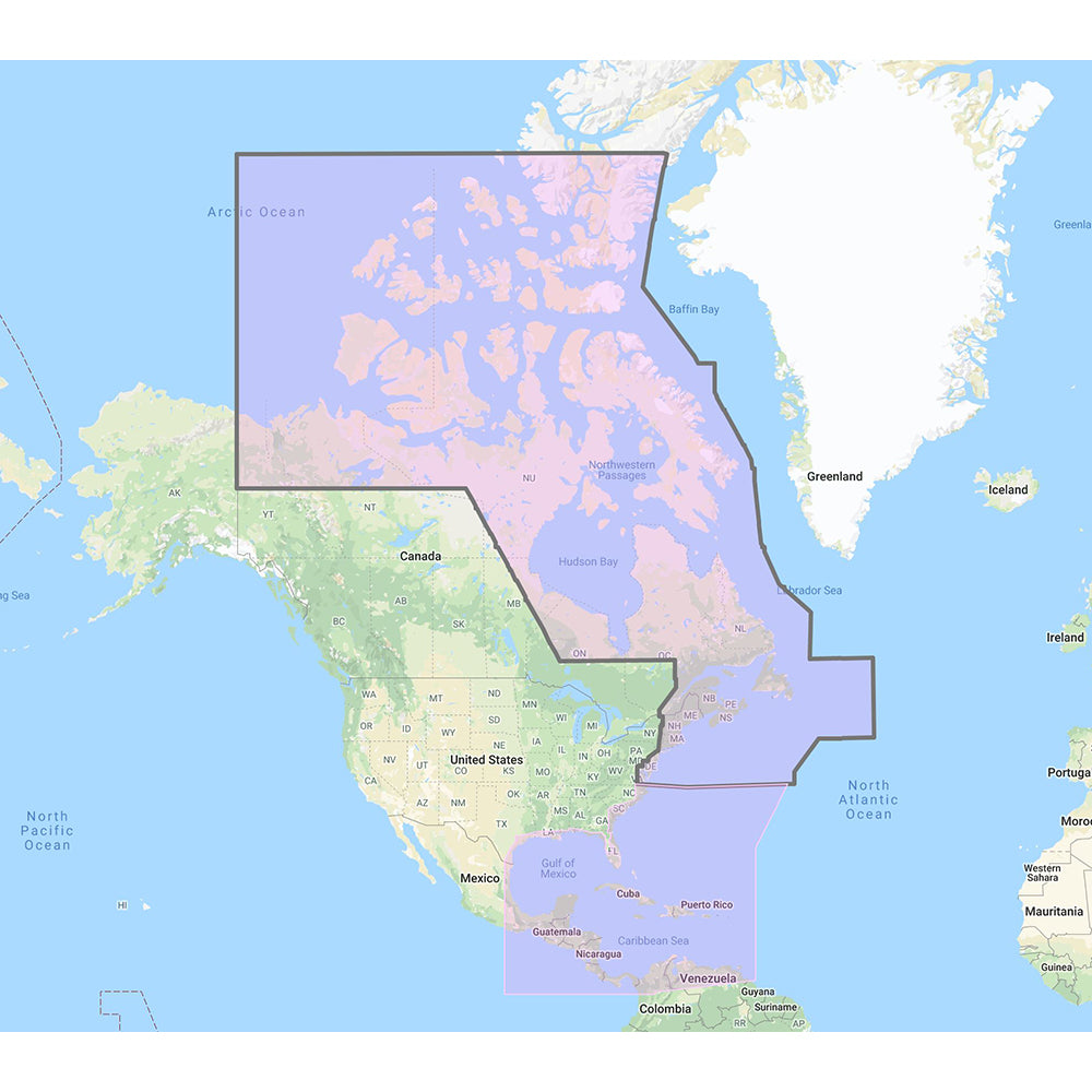 Furuno US  Canada Atlantic Coast, Gulf of Mexico, Caribbean Bahamas and central America Vector Charts - Unlock Code - Deckhand Marine Supply