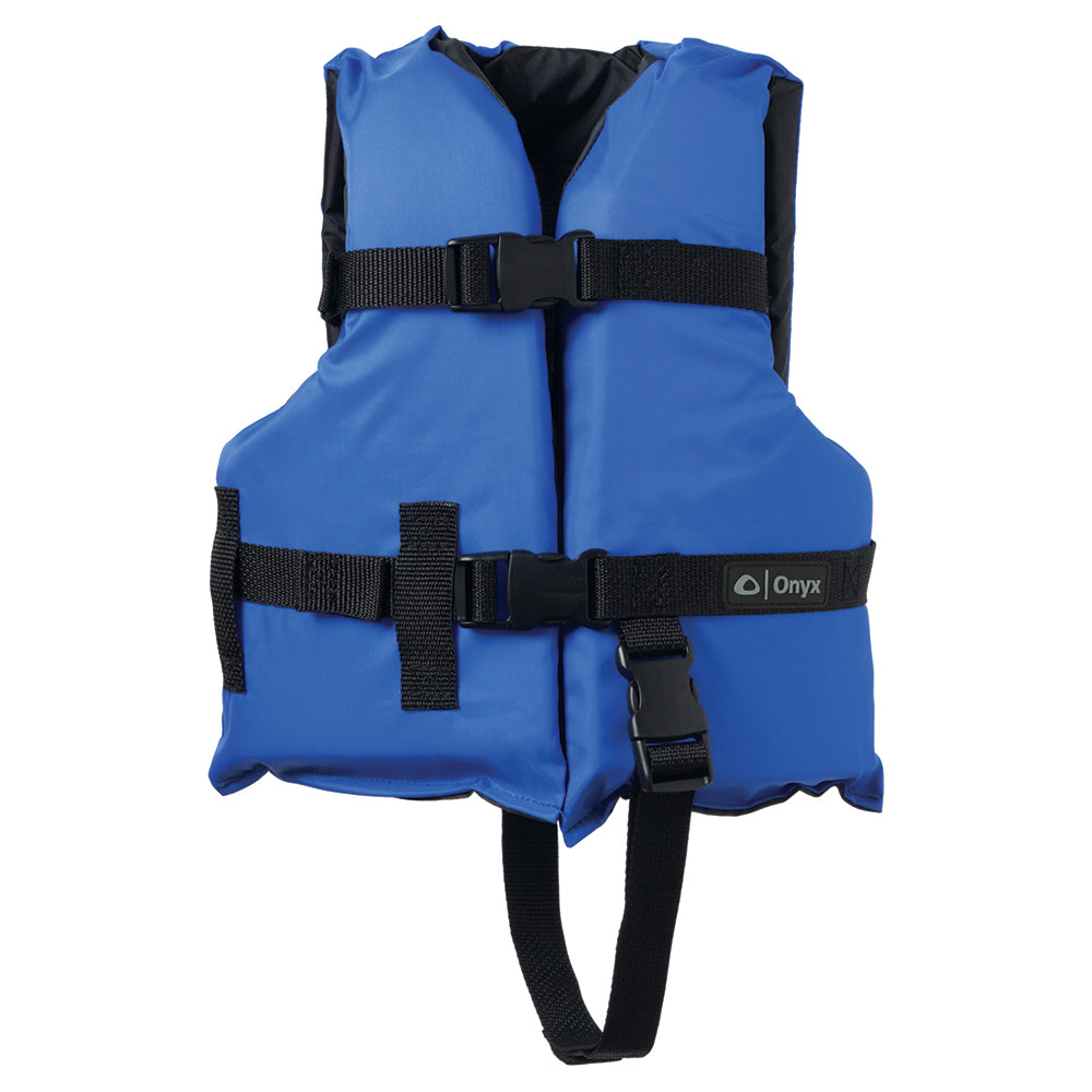 Onyx Nylon General Purpose Life Jacket - Child 30-50lbs - Blue - Deckhand Marine Supply