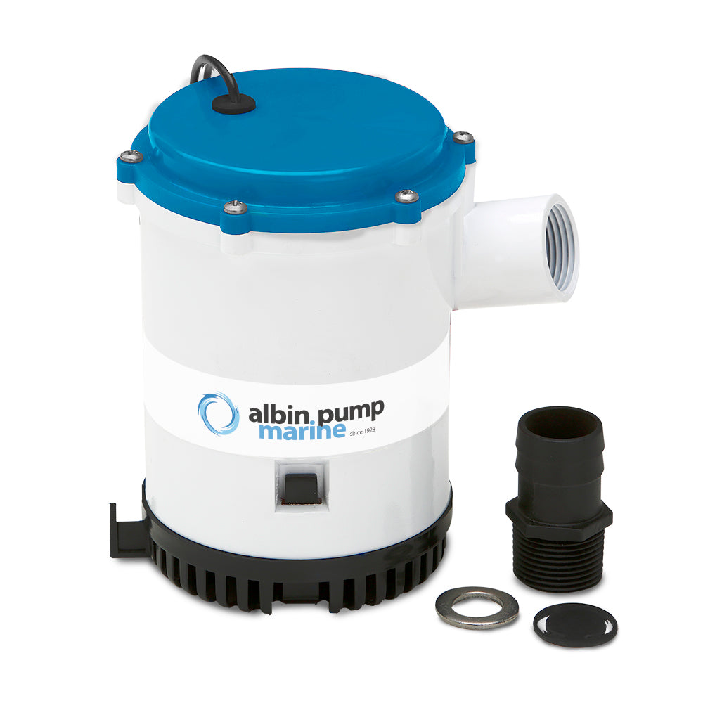 Albin Group Bilge Pump Heavy Duty 2250 GPH - 24V - Deckhand Marine Supply