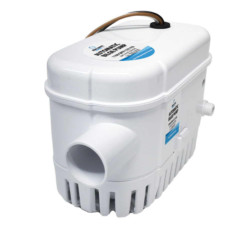 Albin Group Automatic Bilge Pump 1100 GPH - 24V - Deckhand Marine Supply