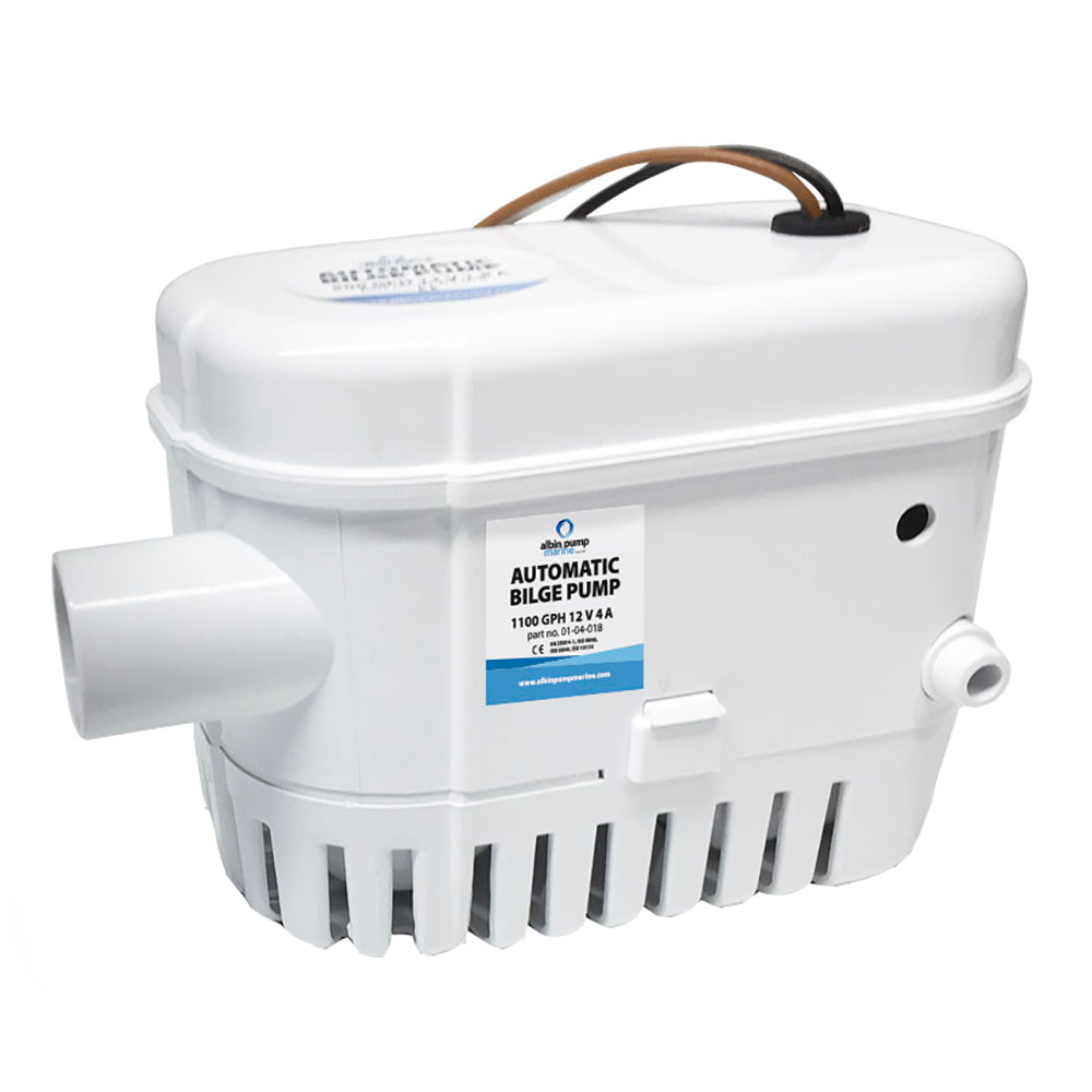 Albin Group Automatic Bilge Pump 1100 GPH - 24V - Deckhand Marine Supply