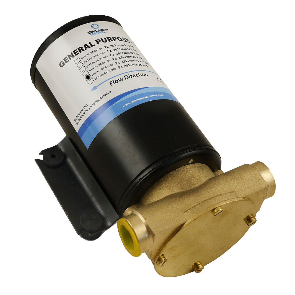 Albin Group Marine General Purpose Pump FIP F4 (12 GPM) - 12V - Deckhand Marine Supply