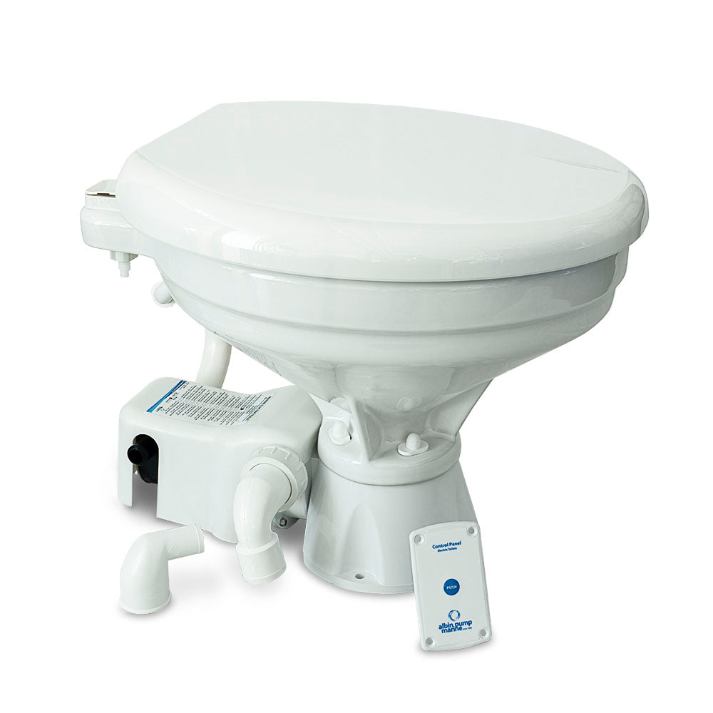 Albin Group Marine Toilet Standard Electric EVO Comfort - 12V - Deckhand Marine Supply
