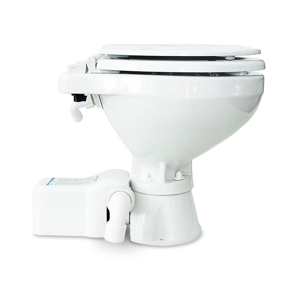 Albin Group Marine Toilet Silent Electric Compact - 12V - Deckhand Marine Supply