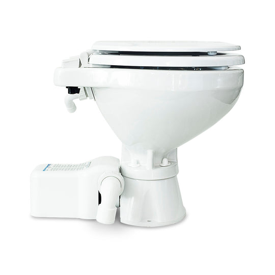Albin Group Marine Toilet Silent Electric Compact - 12V - Deckhand Marine Supply