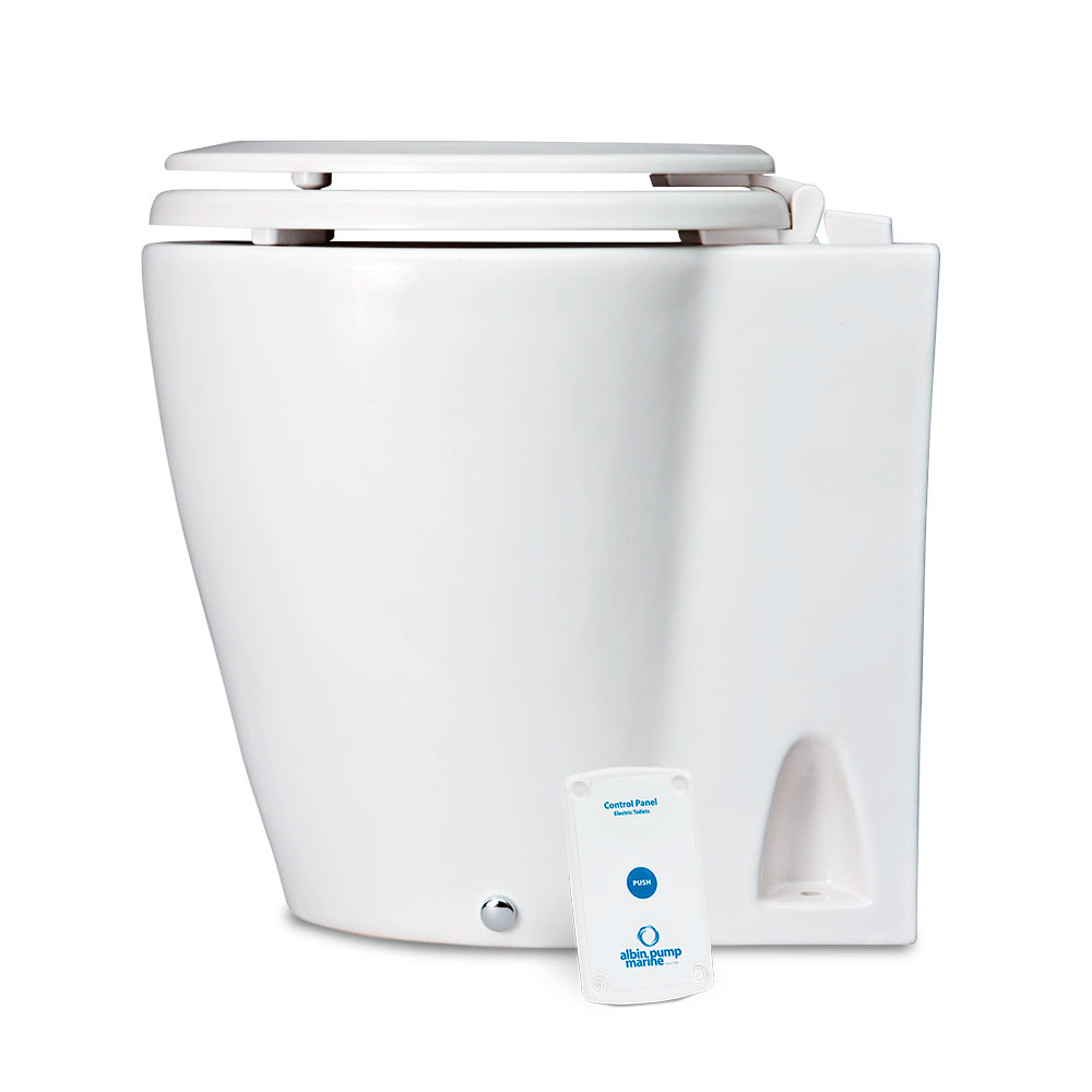 Albin Group Marine Design Marine Toilet Standard Electric - 12V - Deckhand Marine Supply