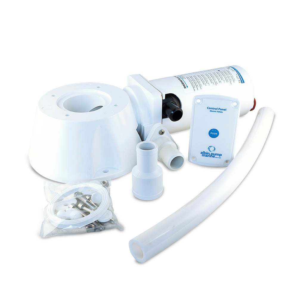 Albin Group Marine Standard Electric Toilet Conversion Kit - 12V - Deckhand Marine Supply