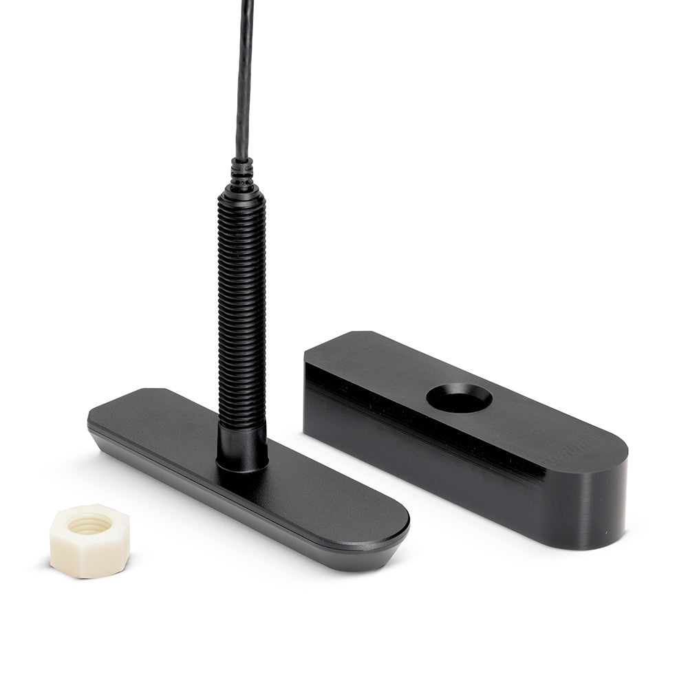 Humminbird XPTH-9-HW-MSI-T MEGA SI+/DI+ Dual Spectrum CHIRP Plastic Thru-Hull Transducer w/Temp - Deckhand Marine Supply