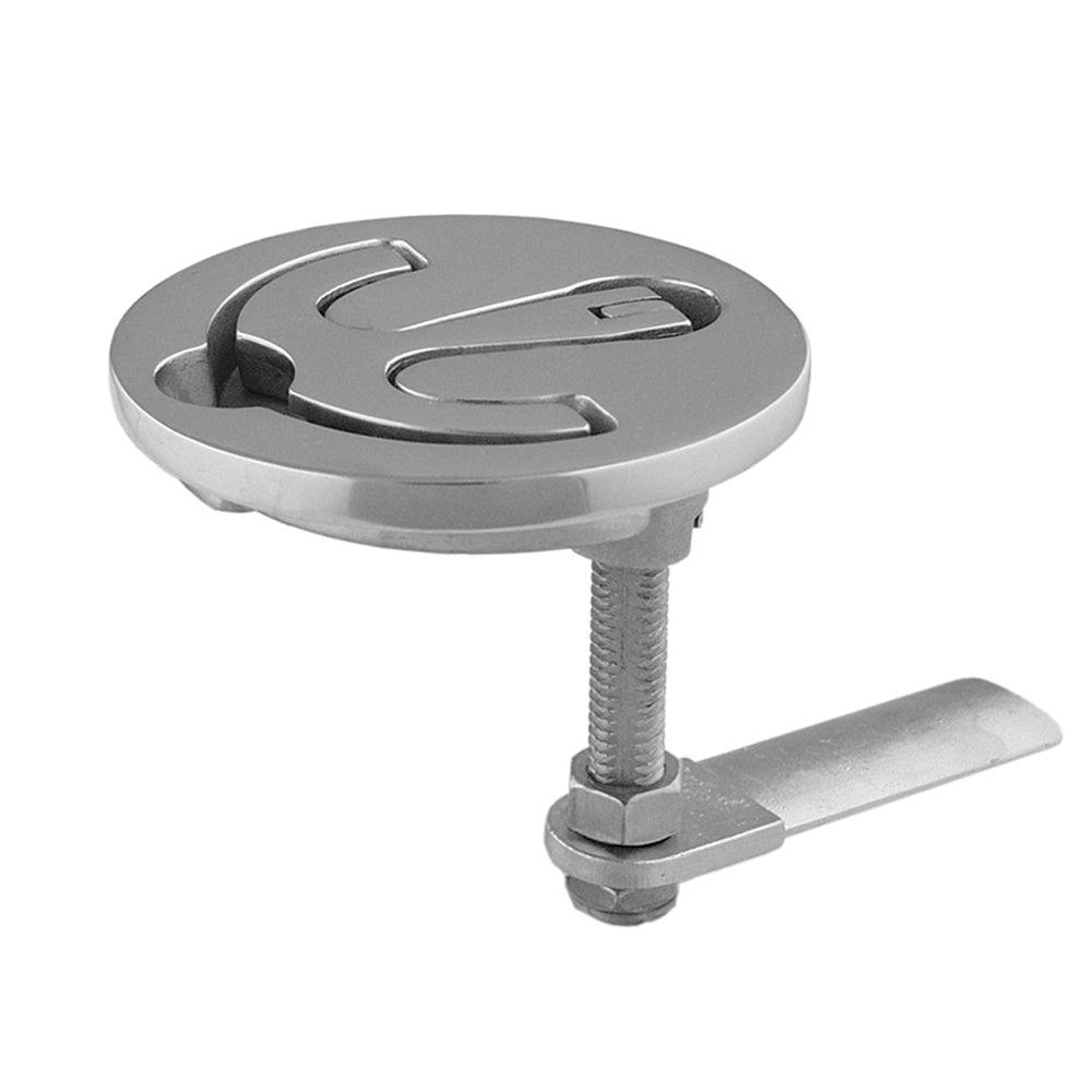 TACO Latch-tite Lifting Handle - 2.5" Round - Stainless Steel - Deckhand Marine Supply