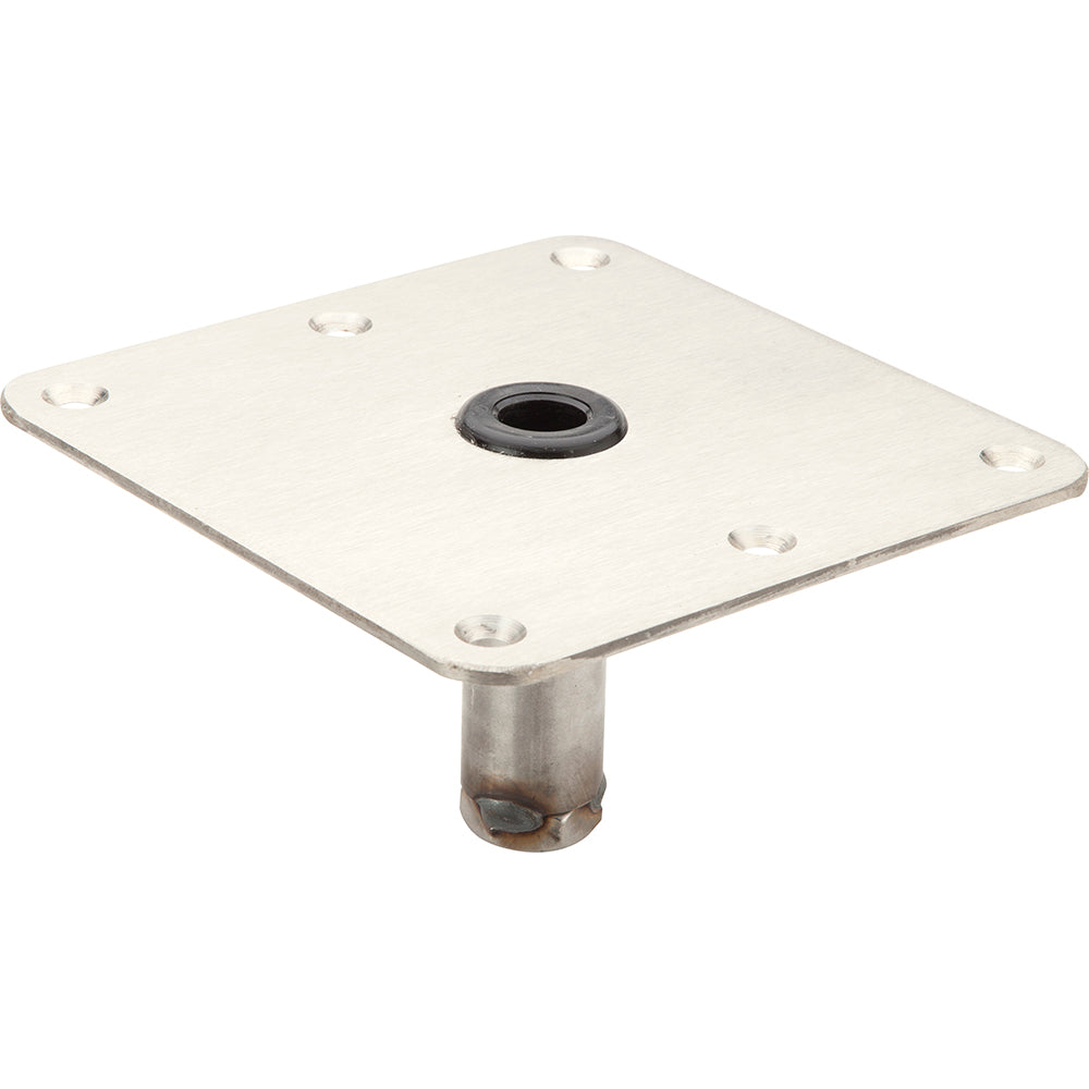 Attwood SWIVL-EZE 7x7 LockN-Pin Zinc Plated Steel 3/4" Pin Base - Deckhand Marine Supply