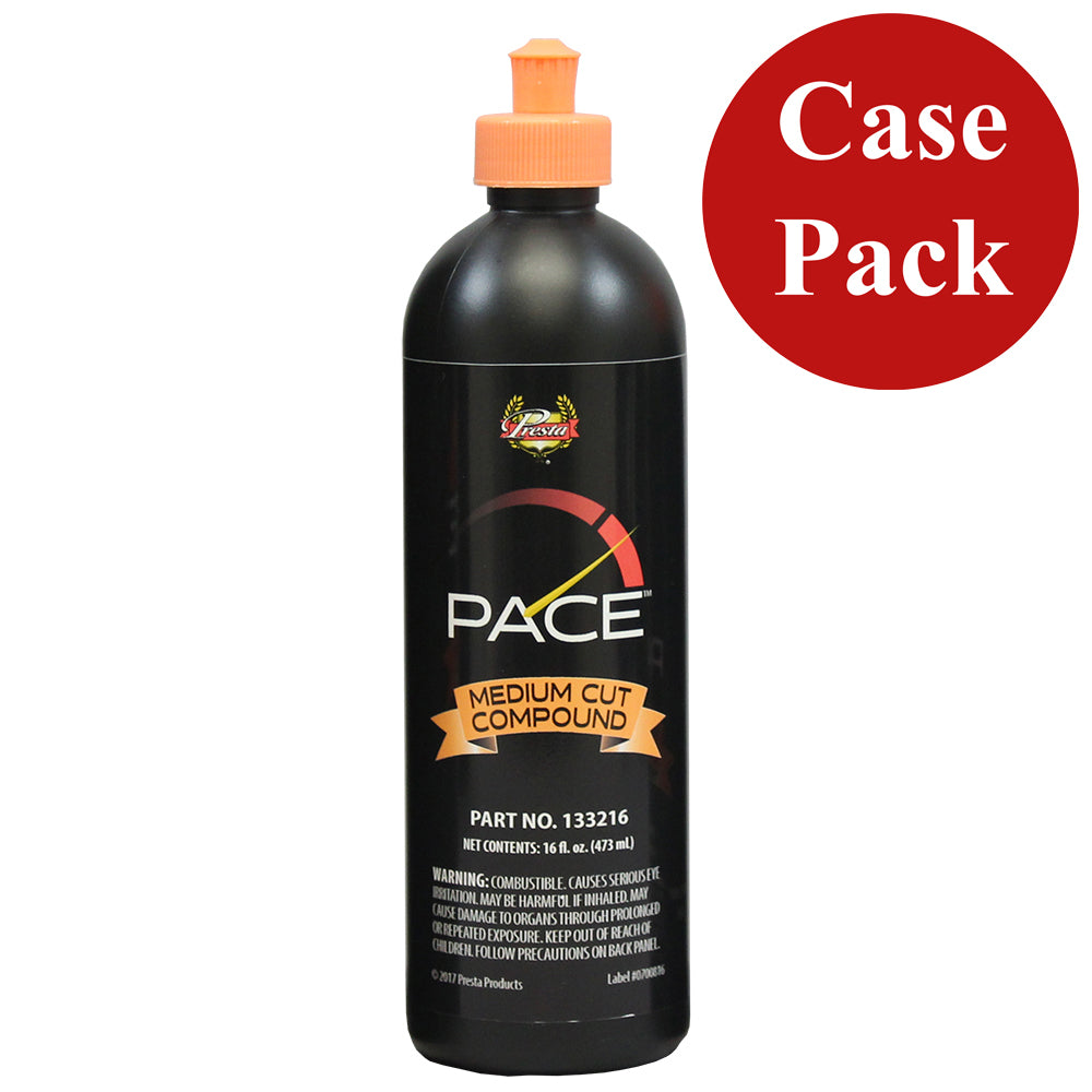 Presta PACE Medium Cut Compound - 16oz - *Case of 6* - Deckhand Marine Supply