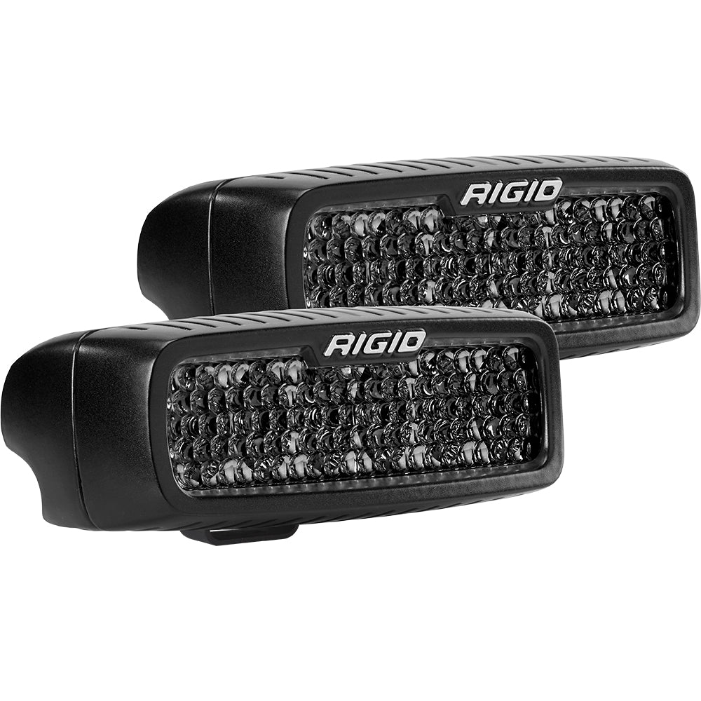 RIGID Industries SR-Q Series PRO Spot Diffused Midnight Surface Mount - Pair - Deckhand Marine Supply