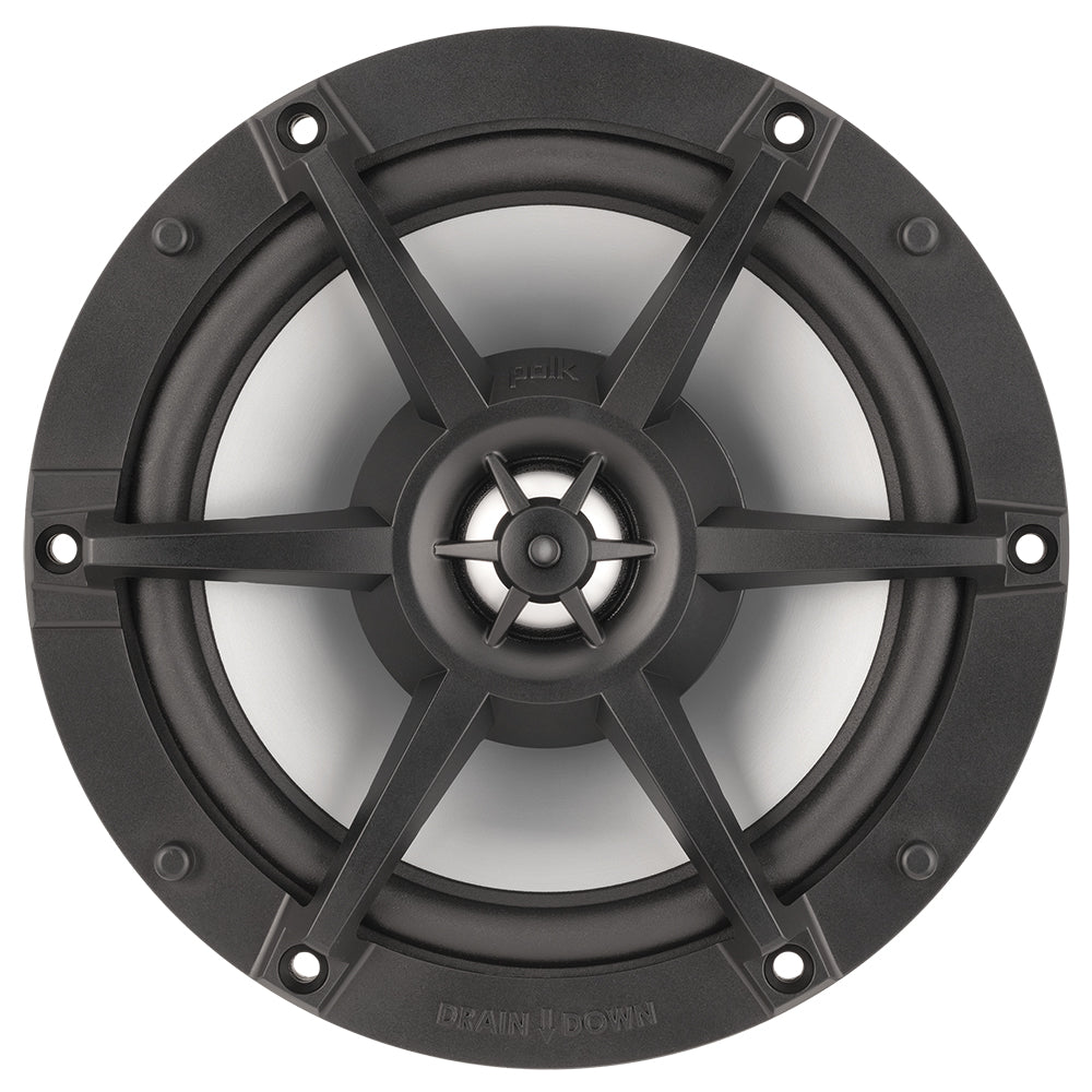 Polk Ultramarine 7.7" Speakers - Black - Deckhand Marine Supply
